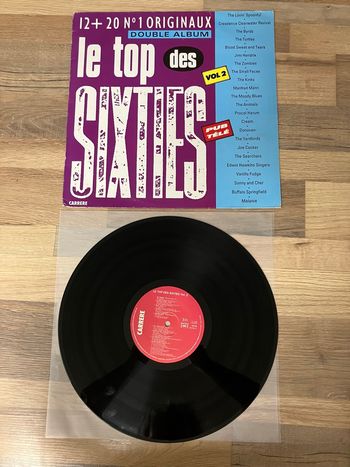 Vinyle 33 tours-Le top des sixties-Volume 2-Album incomplet