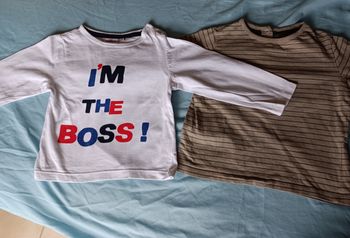 T-shirts  manches longues taille 18 mois