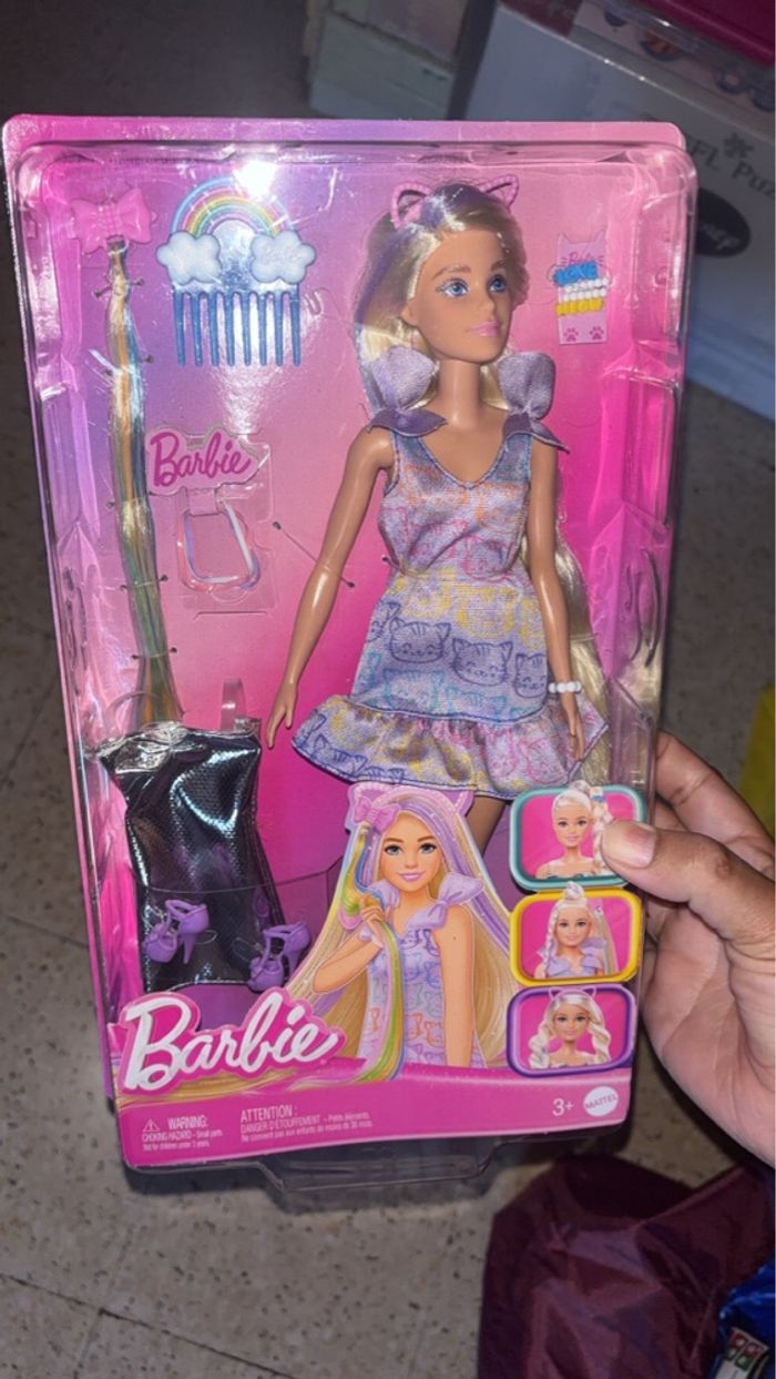 Coffret barbie et ses accessoires