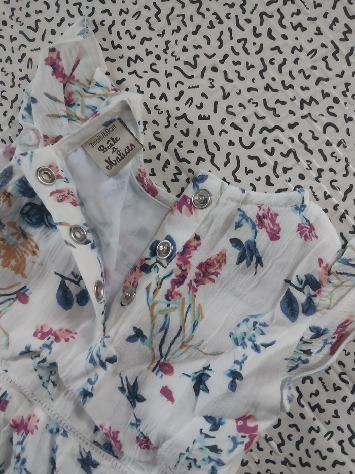 Robe fleurie fille 3 mois - photo numéro 7