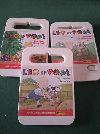 Lot 3 dvd Léo et popi