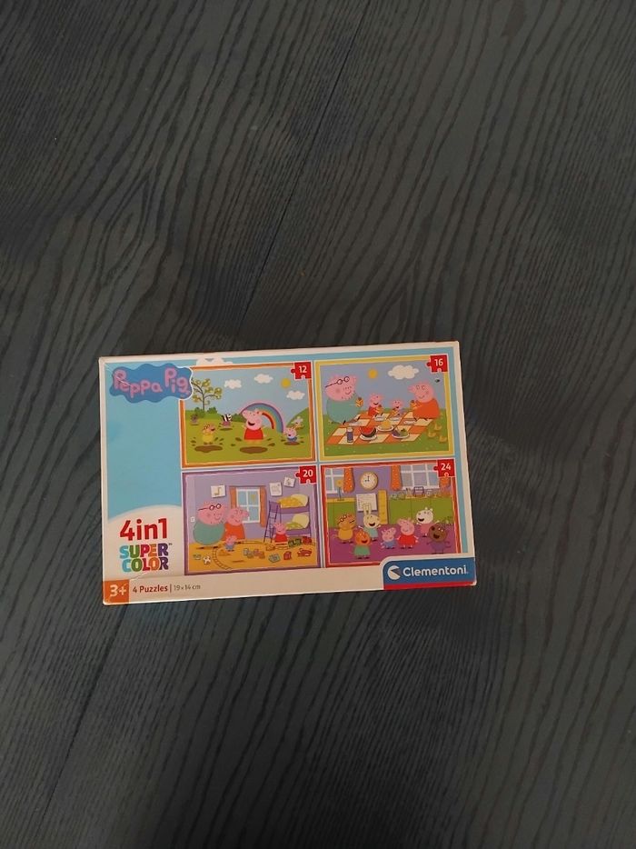 4 petits puzzle peppa pig