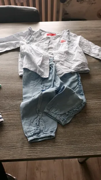 Pantalon +chemise 9mois