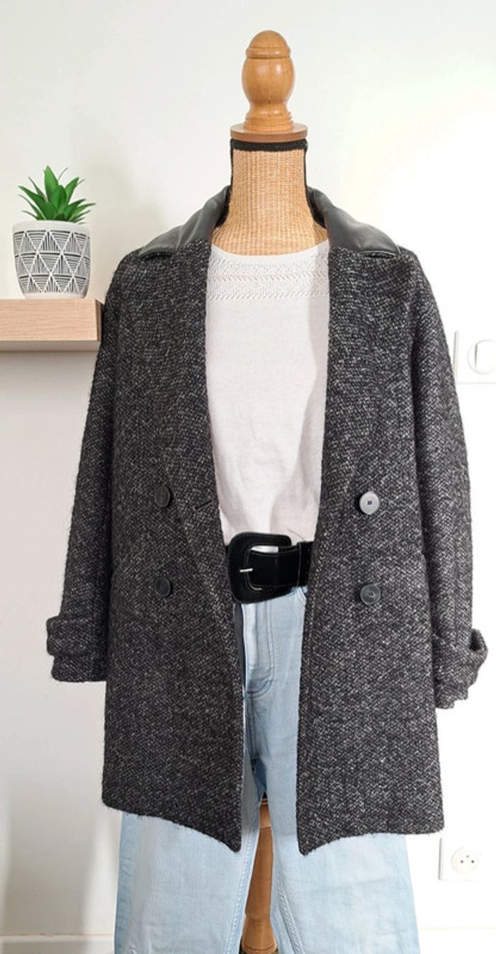 Manteau Comptoir Des Cotonniers en laine - photo numéro 2