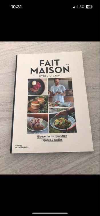 Livre « fait maison numéro 1»