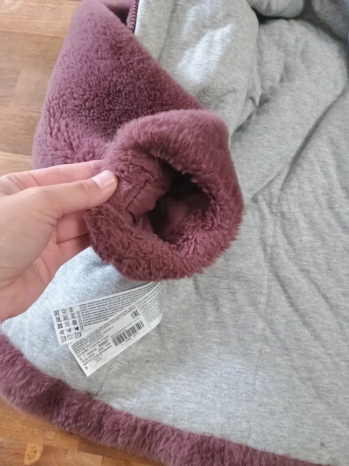 Manteau zippé fausse fourrure - photo numéro 6
