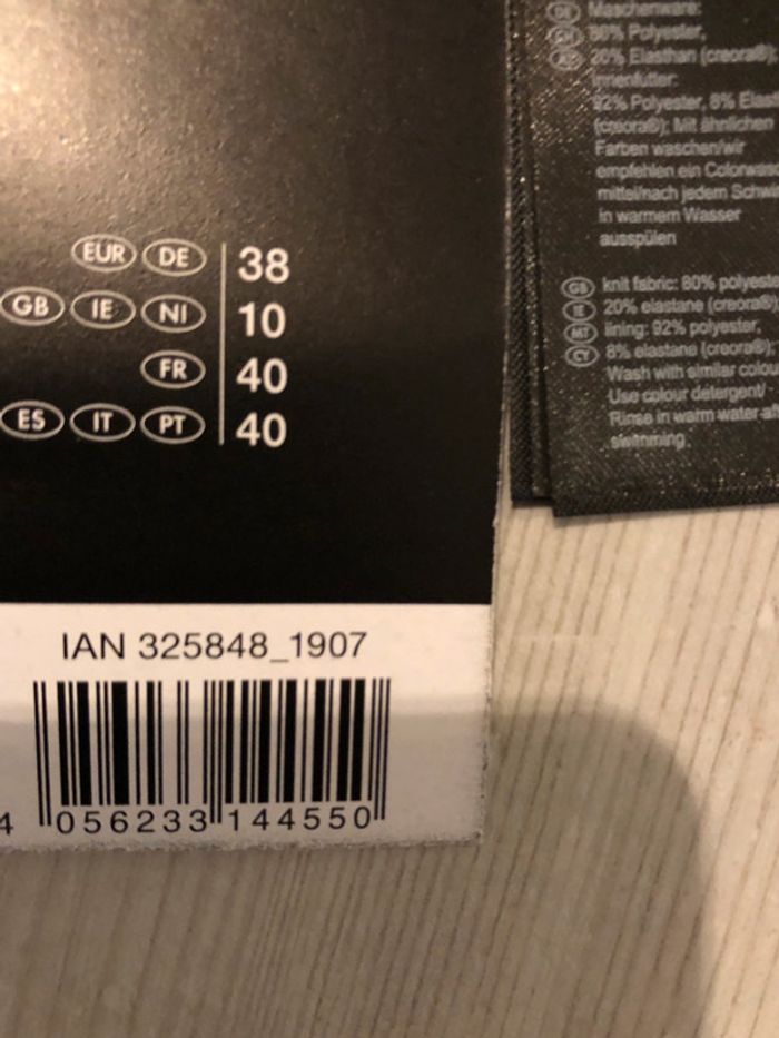 Maillot de bain noir T 40 NEUF - photo numéro 8