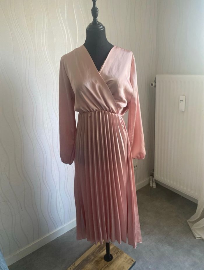 Robe plissée, rose - photo numéro 2