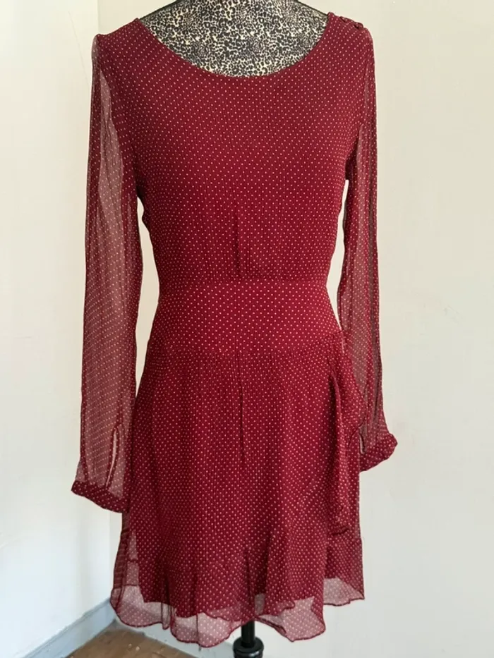 Robe à pois Sézane en soie