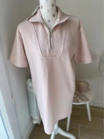 Robe/ Tunique beige rosé taille s neuf été