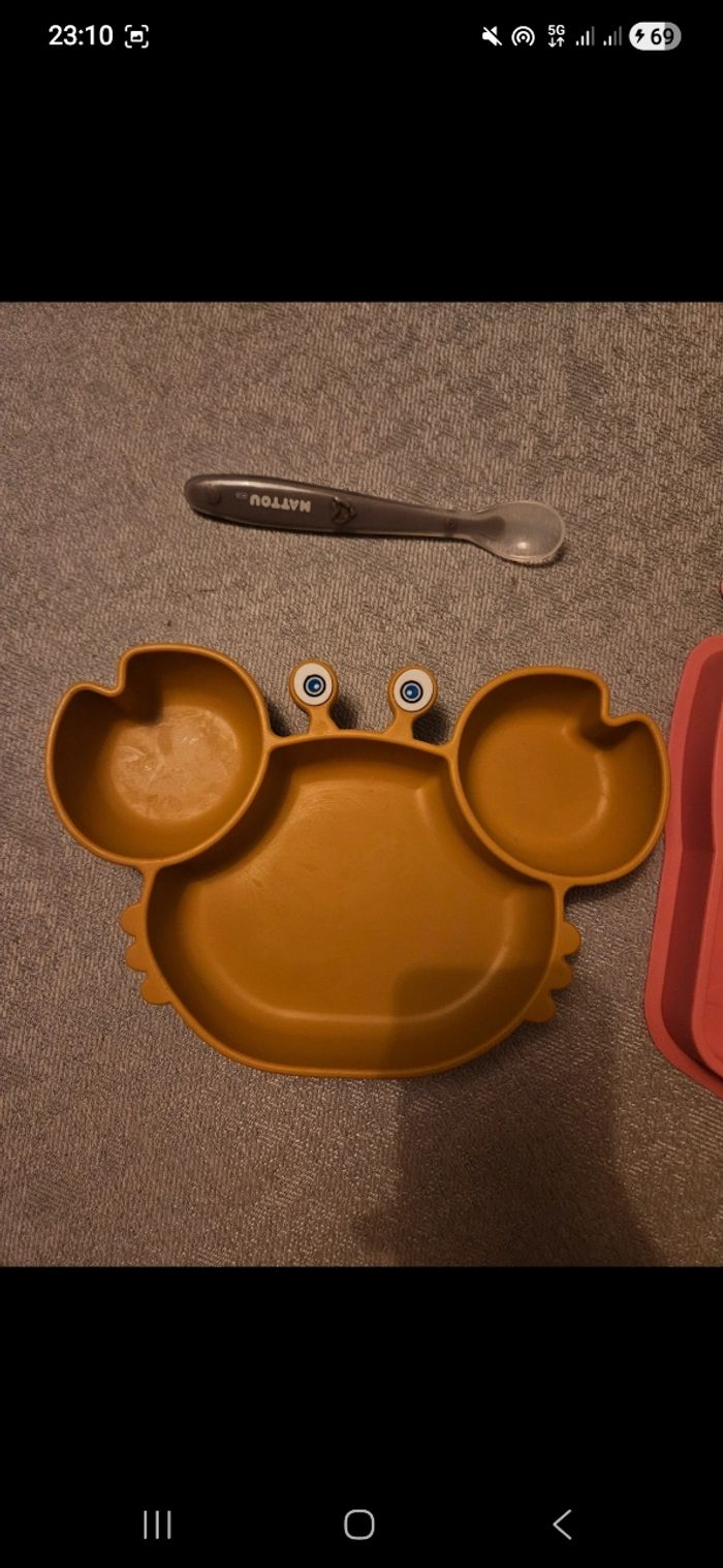 Lot assiettes couverts - photo numéro 2