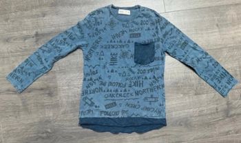 T-shirt manches longues Zara garçon 8 ans