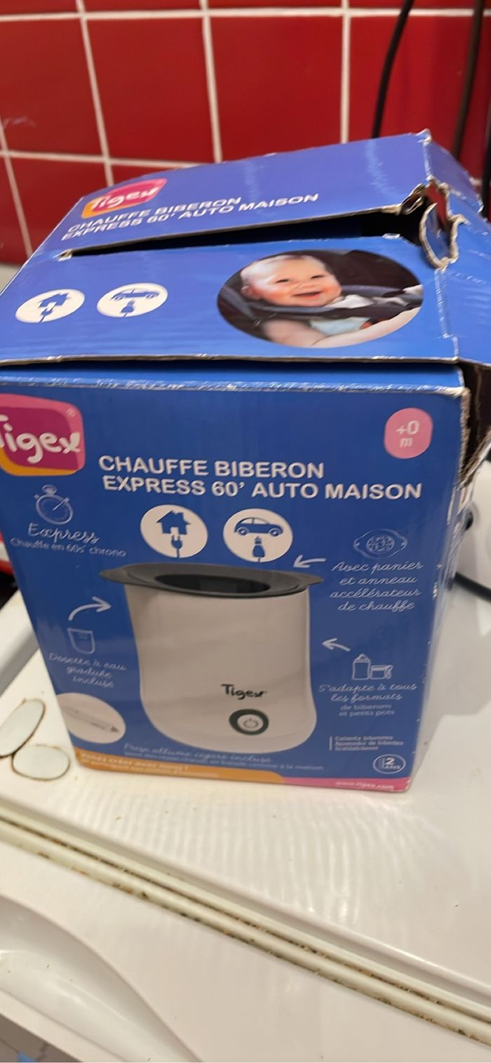Chauffe biberon tigex