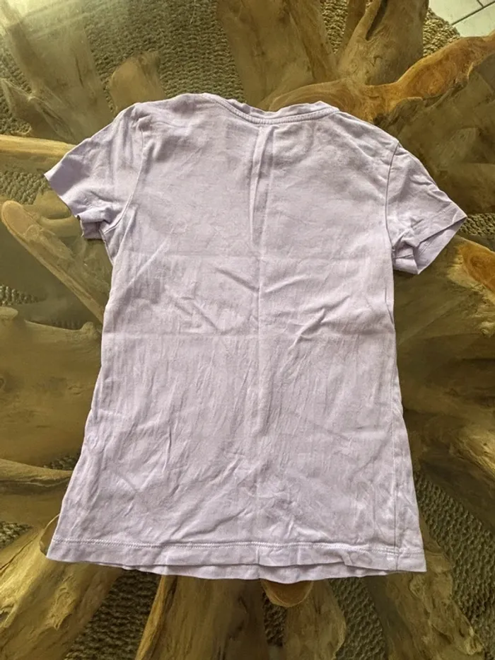 T shirt Puma fille violet sport manches courtes - photo numéro 2