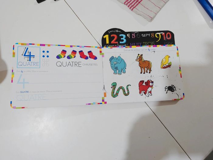 J'écris, j'efface - Les chiffres - livres Weleda - photo numéro 5