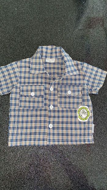 Chemise manche courte 0-3 mois