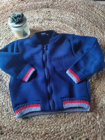 Gilet 24 mois grain de blé