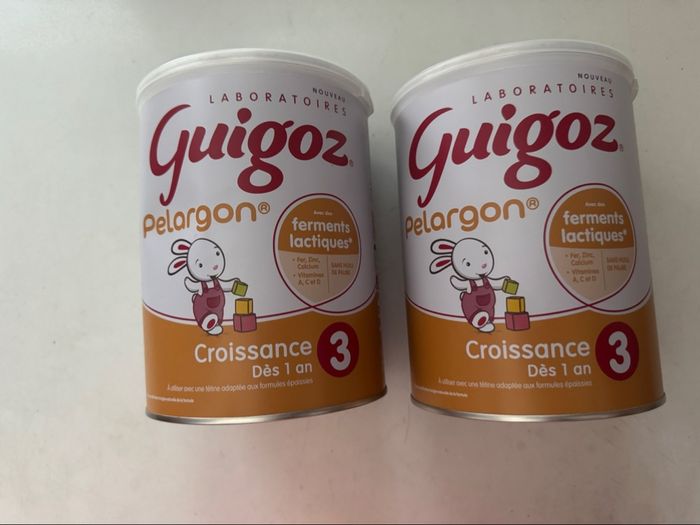 Lot de deux lait de croissance Guigoz