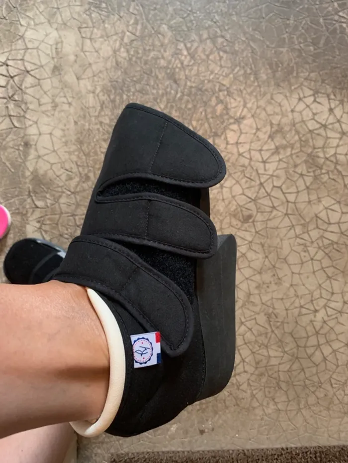 Chaussure post opération hallus valgus