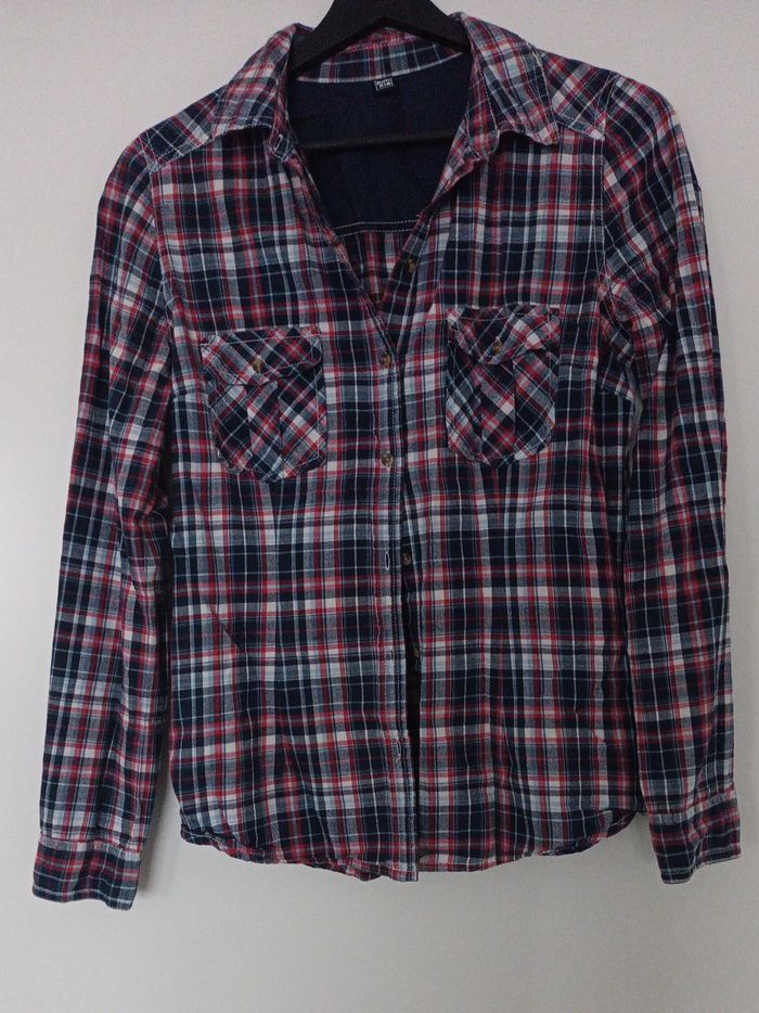 Chemises à carreaux femme 38