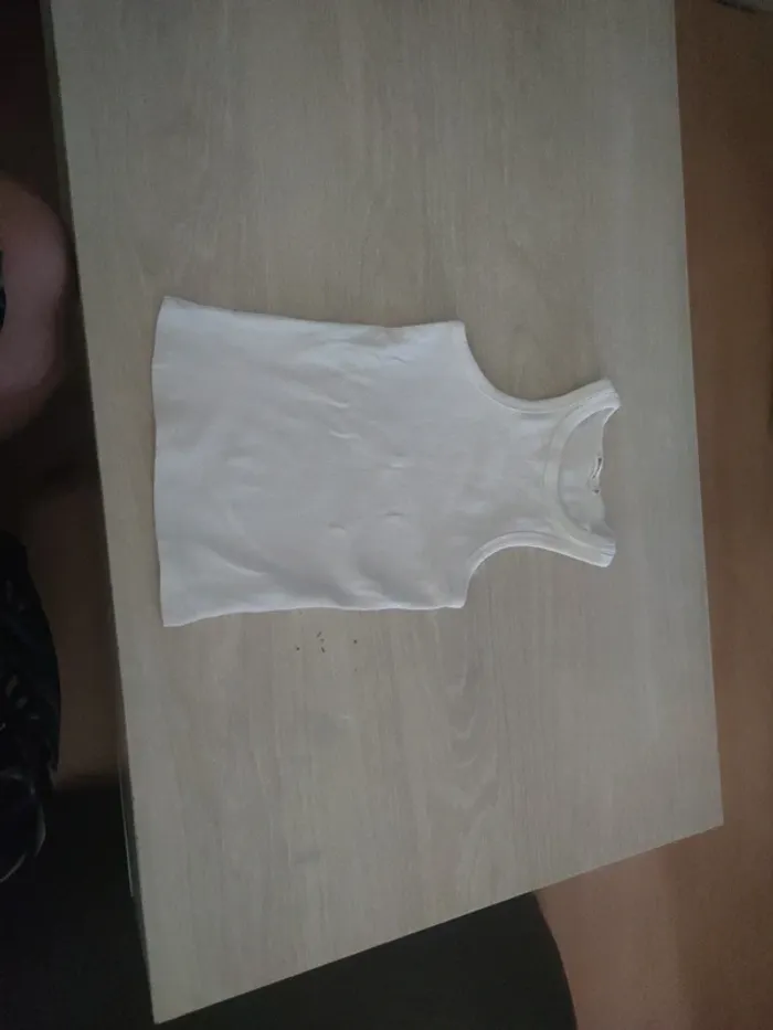 Débardeur blanc bizzbee 14 ans