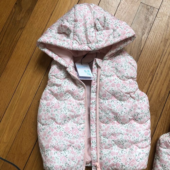 Gilet veste sans manches neuve bébé 6-9 mois