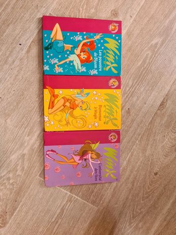 Lots de 3 livre Winx club