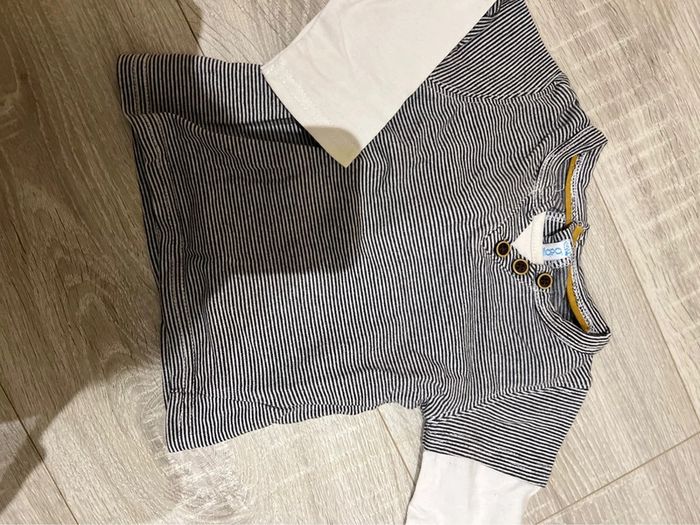 Lot tee shirt ML 6 mois - photo numéro 5