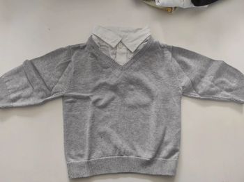 Pull chemise obaibi 12 mois tbe
