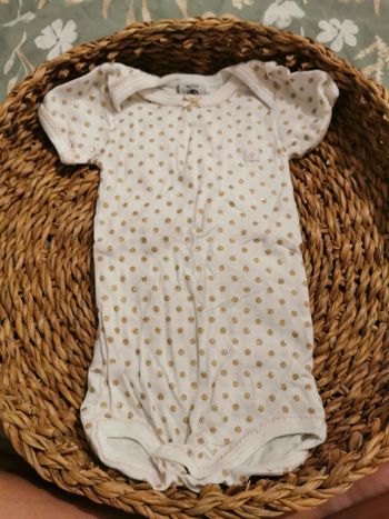Body manche courte 9 mois petit bateau