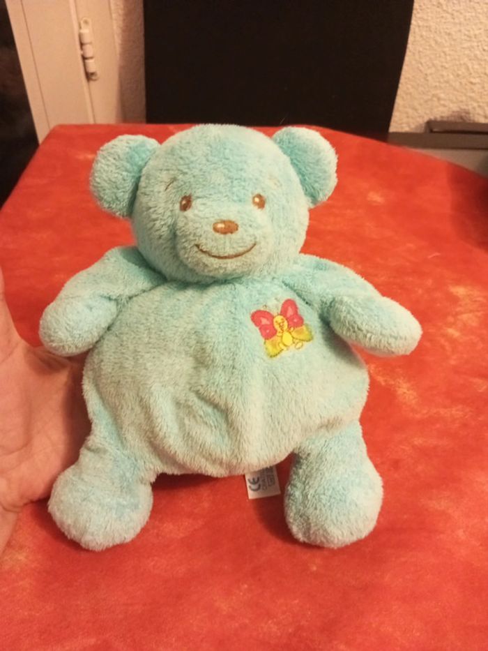 Ours ourson papillon bleu marque Nounours - photo numéro 2