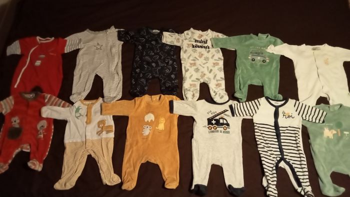 Lot vêtements été garçon 1 mois - photo numéro 4