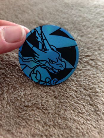 Jeton Dracaufeu X flammes fantasmagorique  pokémon 