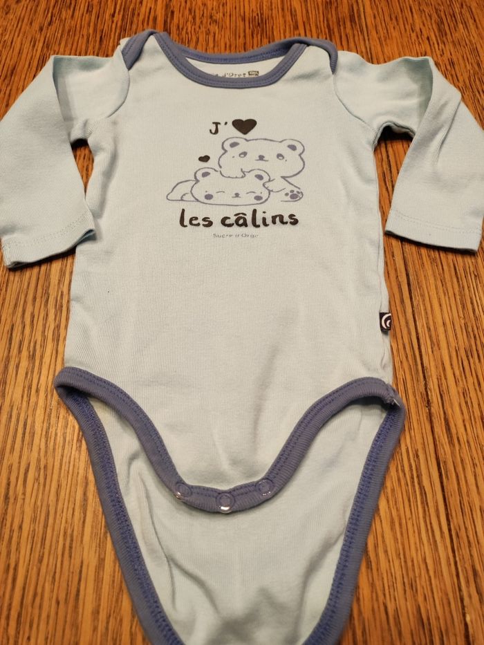 Lot de 2 bodies sucre d'orge 6mois