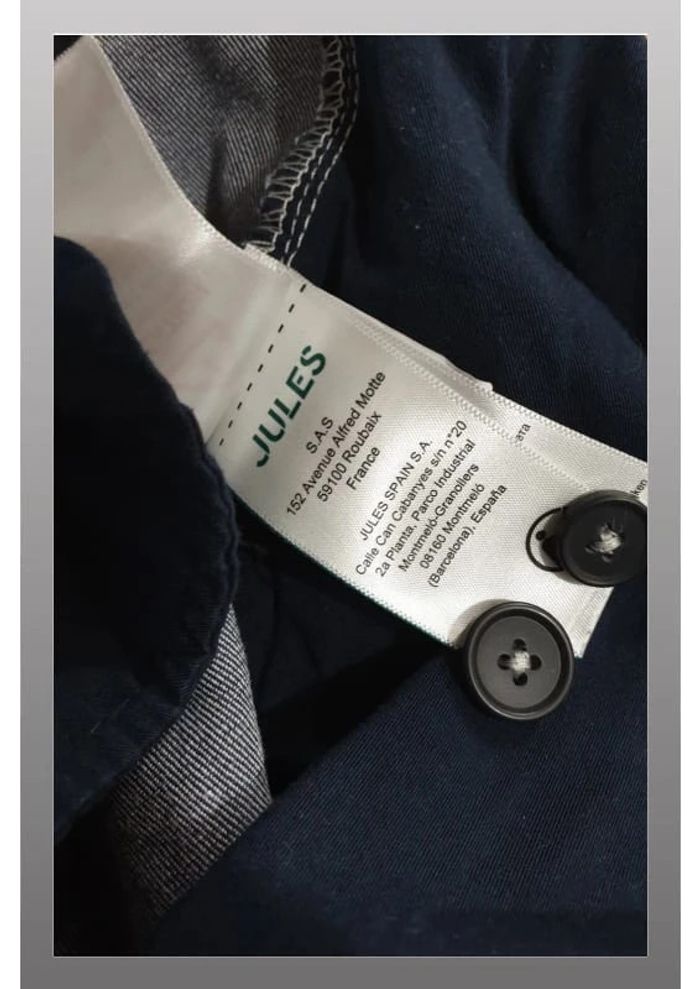 Pantalon homme Jules T36 long 98cm gris chiné - photo numéro 7