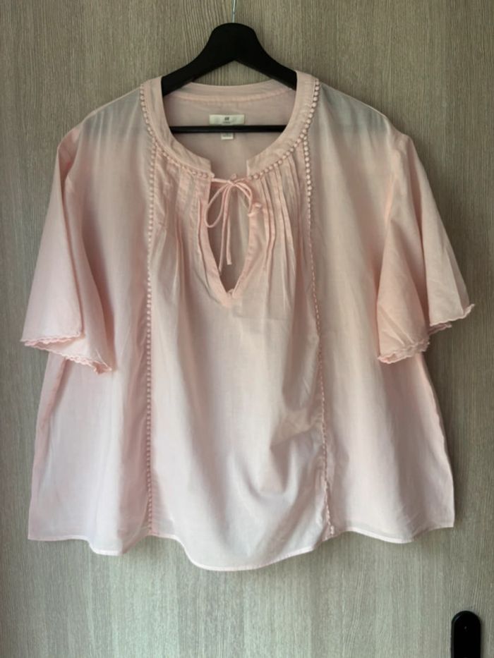Sublime blouse loose rose pale - H&M - L
