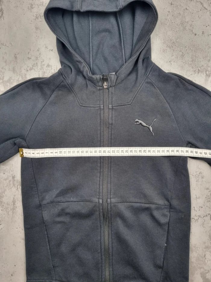 Gilet capuche zippé Puma noir, 9/10 ans Enfant - photo numéro 9