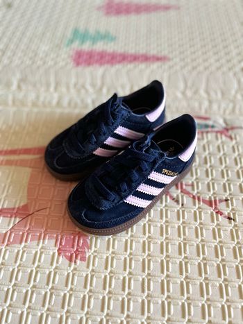 Adidas spezial ortholite T23 bleues marines et roses 