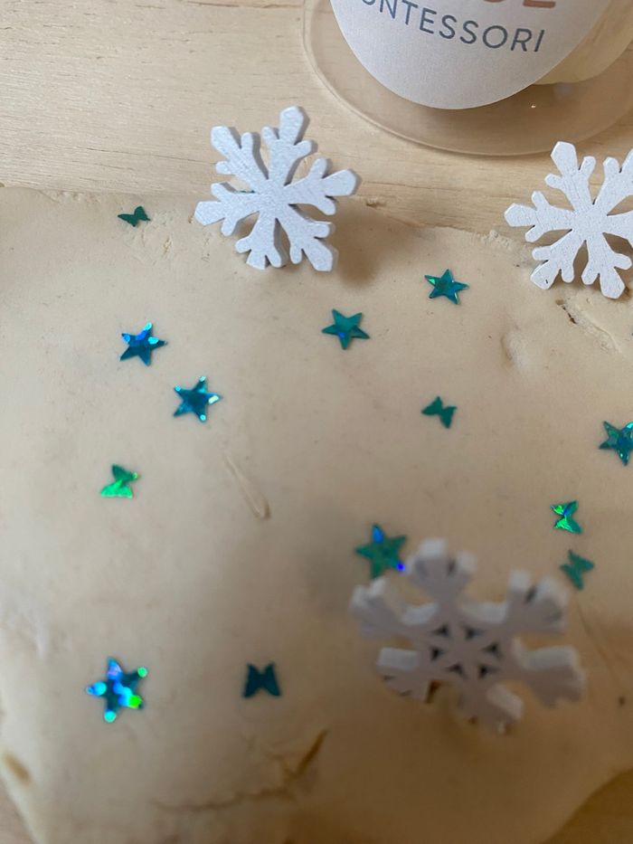 Kit sensoriel inspiration Montessori pâte à modeler arctique - photo numéro 2