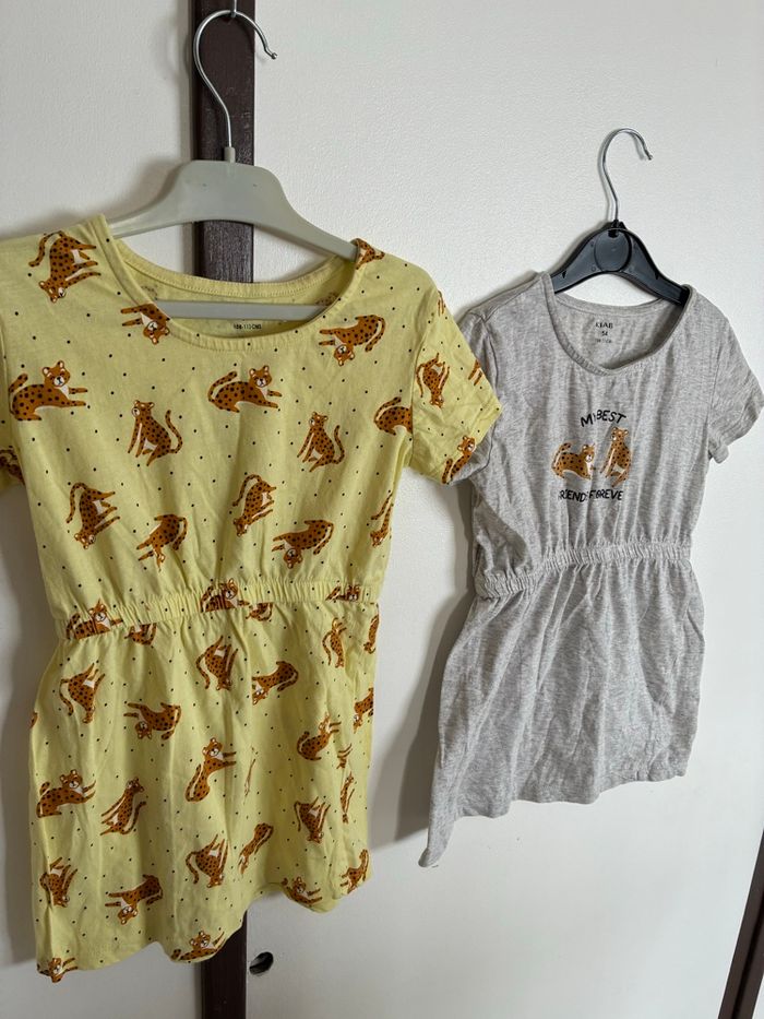 Lot de 2 robes léopard fille , Taille 5 ans , Kiabi - photo numéro 2