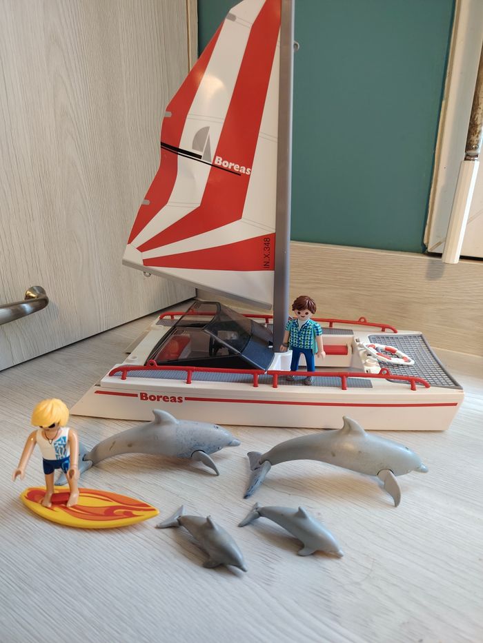 Superbe catamaran playmobil