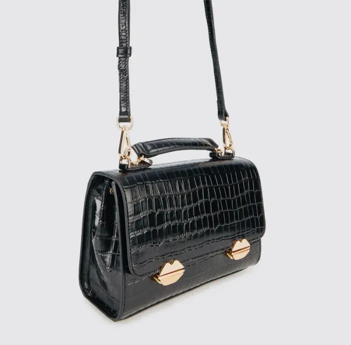 Sac en cuir croco neuf femme chic Bons baisers paris - photo numéro 4