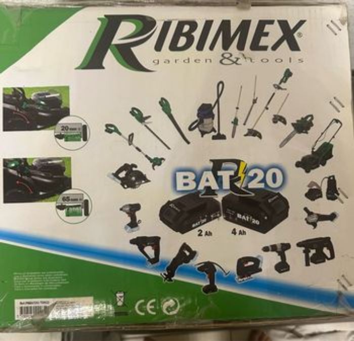 Ribimex tendeuse à gazon à batterie - photo numéro 2