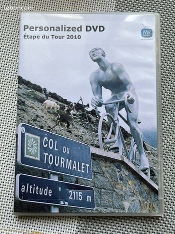 Étape du Tour de France 2010, Col du Tourmalet (DVD personnalisé)