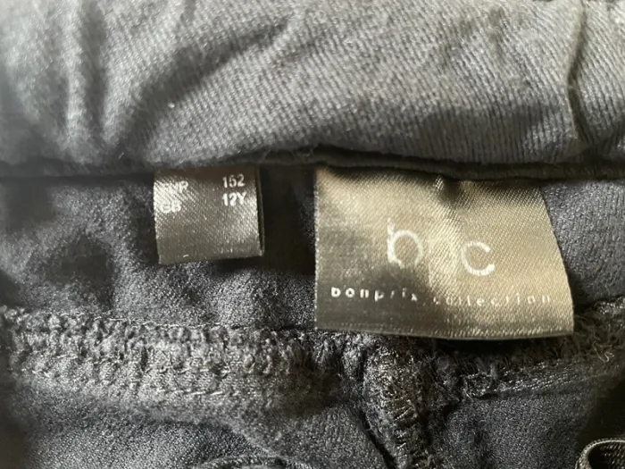 Pantalon cargo fluide noir fille 12 ans - photo numéro 3