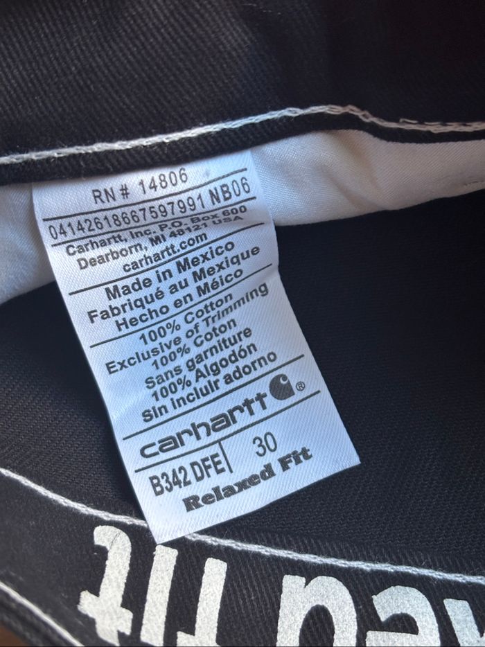 Short Carhartt Single Knee Rework Noir S / 30 - photo numéro 6