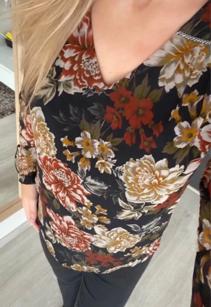 Blouse fleurie Promod - photo numéro 3