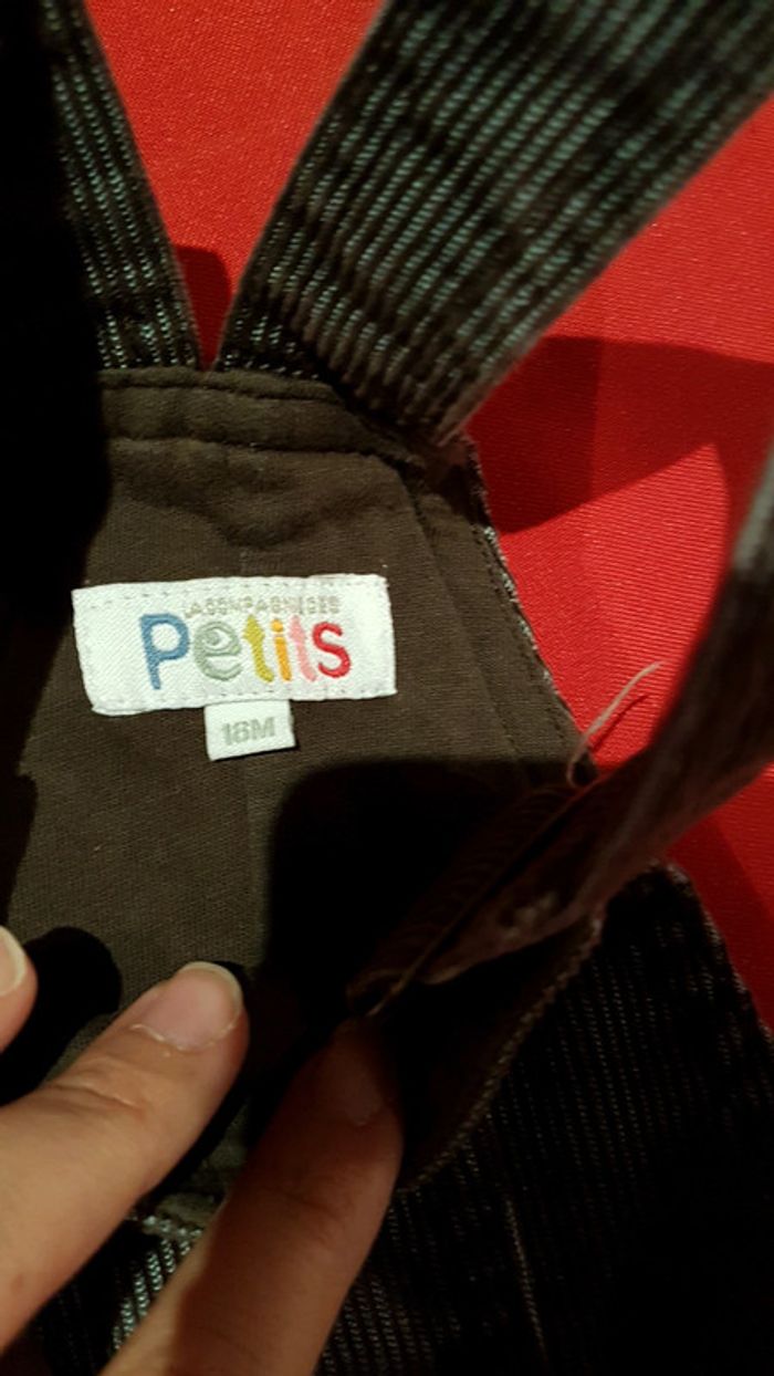 Salopette marron velours - photo numéro 2