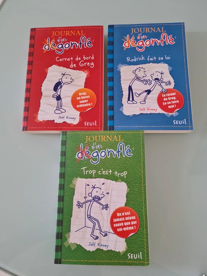 Journal d'un dégonflé - tome 1,2 et 3 - comme neuf - photo numéro 2