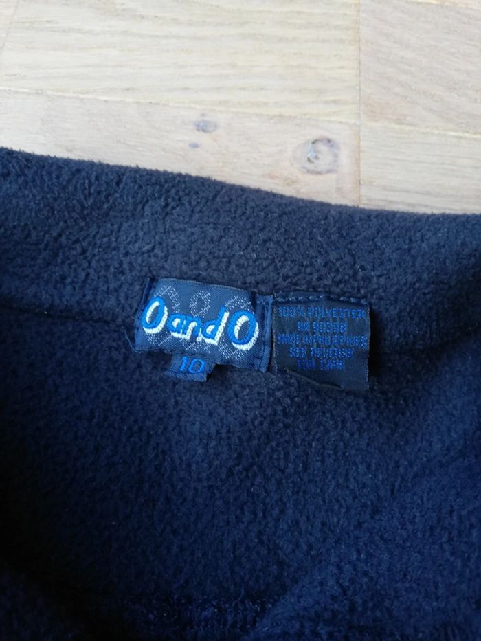 Chemise enfant vintage O and O polaire sherpa bleu marine taille 10 ans - photo numéro 5